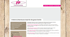 Desktop Screenshot of fp-familiencamp.de